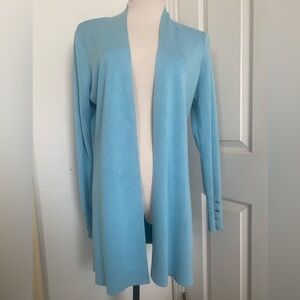 Cyrus Teal Open Front Duster Pre-Owned